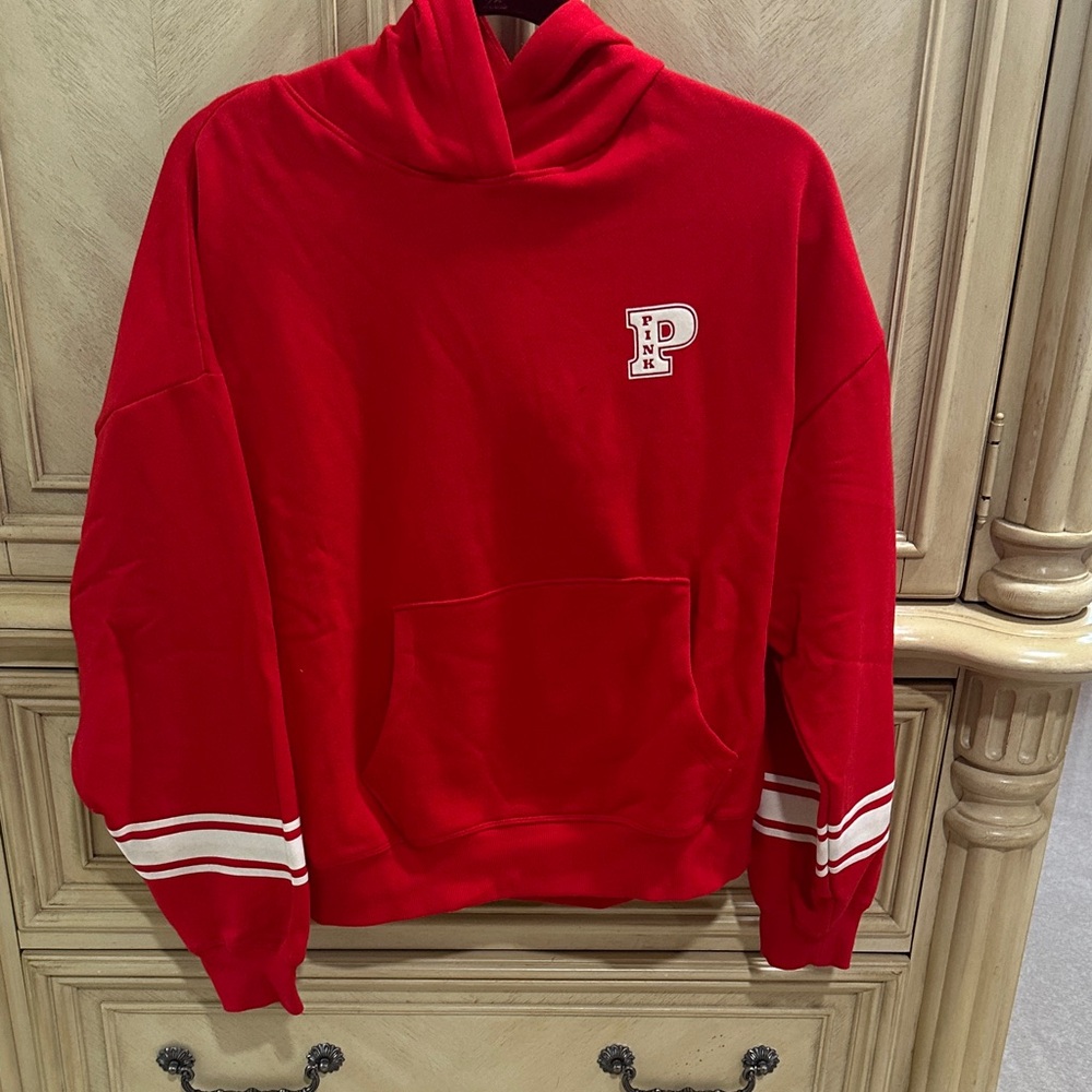 Victoria's Secret Pink Red Hoodie M NWT